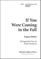 If You Were Coming in the Fall SSA choral sheet music cover